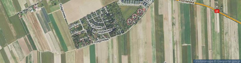 Zdjęcie satelitarne Spokojna ul.